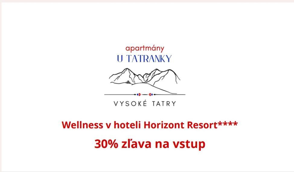 Apartmany U Tatranky Tatranská Lomnica Екстериор снимка